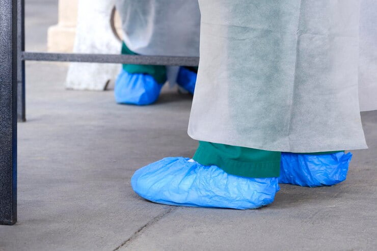 قیمت کاور کفش یکبار مصرف بیمارستانی با کیفیت ارزان + خرید عمده